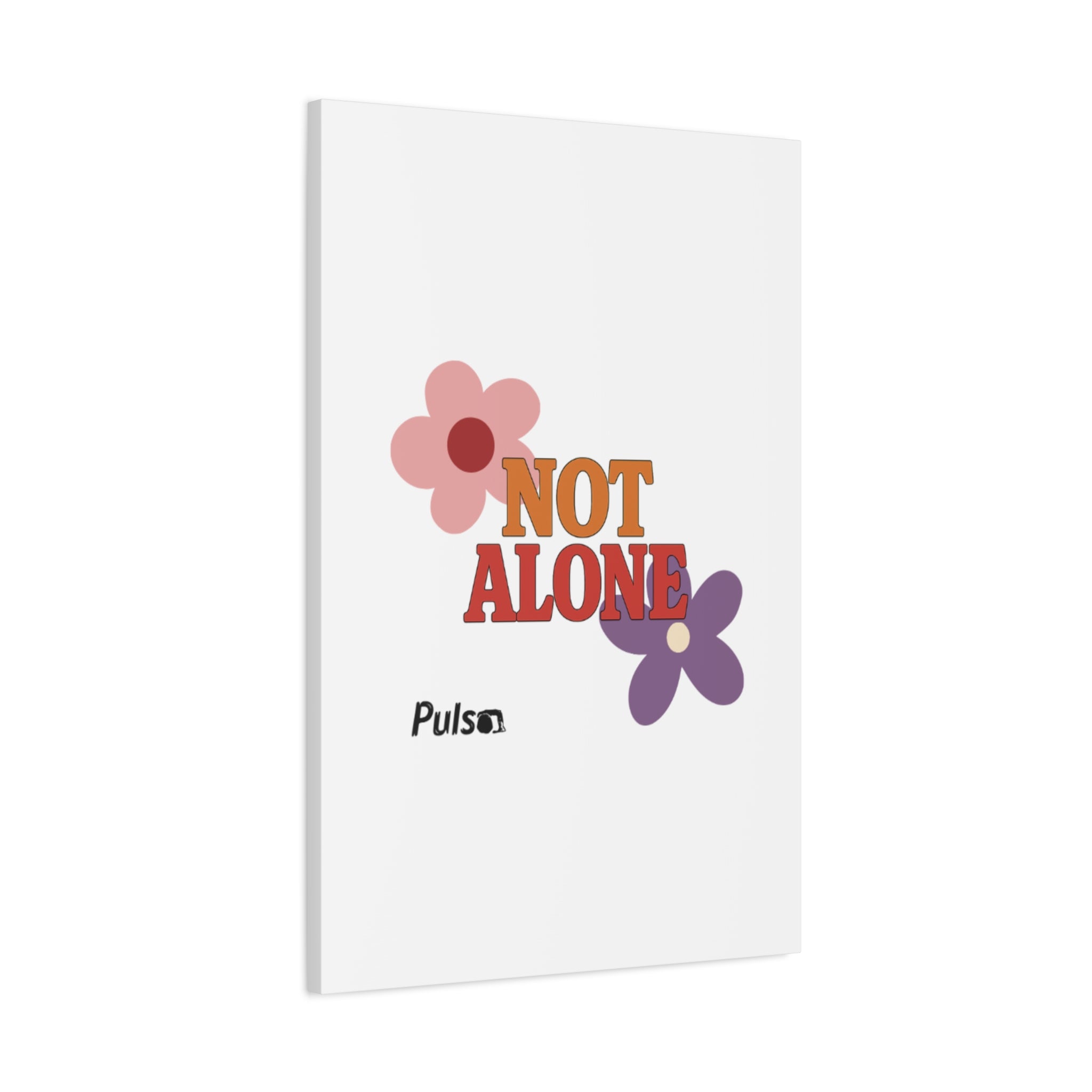 Not Alone Canvas | Christian, Friendship Valentine, Platonic Love