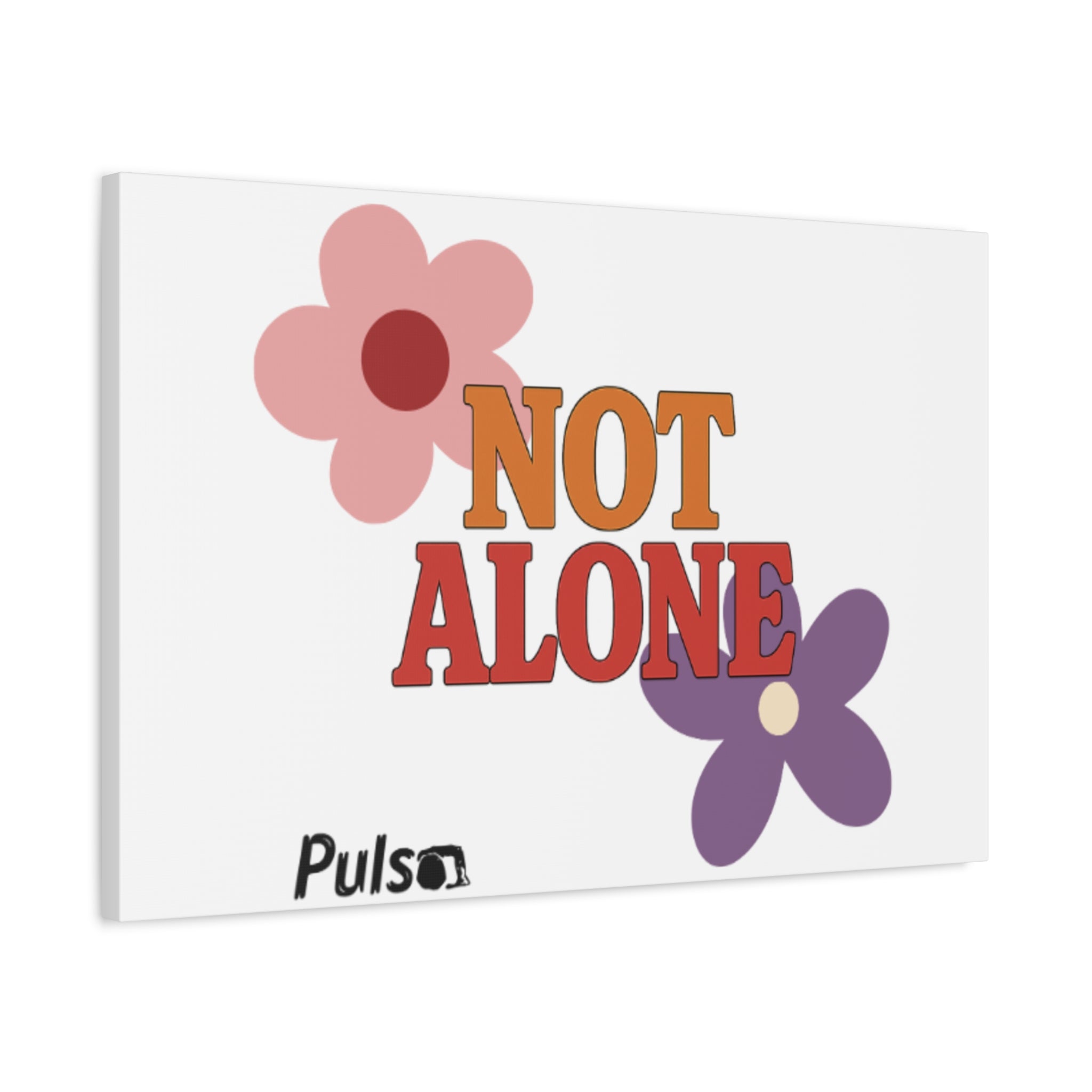Not Alone Canvas | Christian, Friendship Valentine, Platonic Love