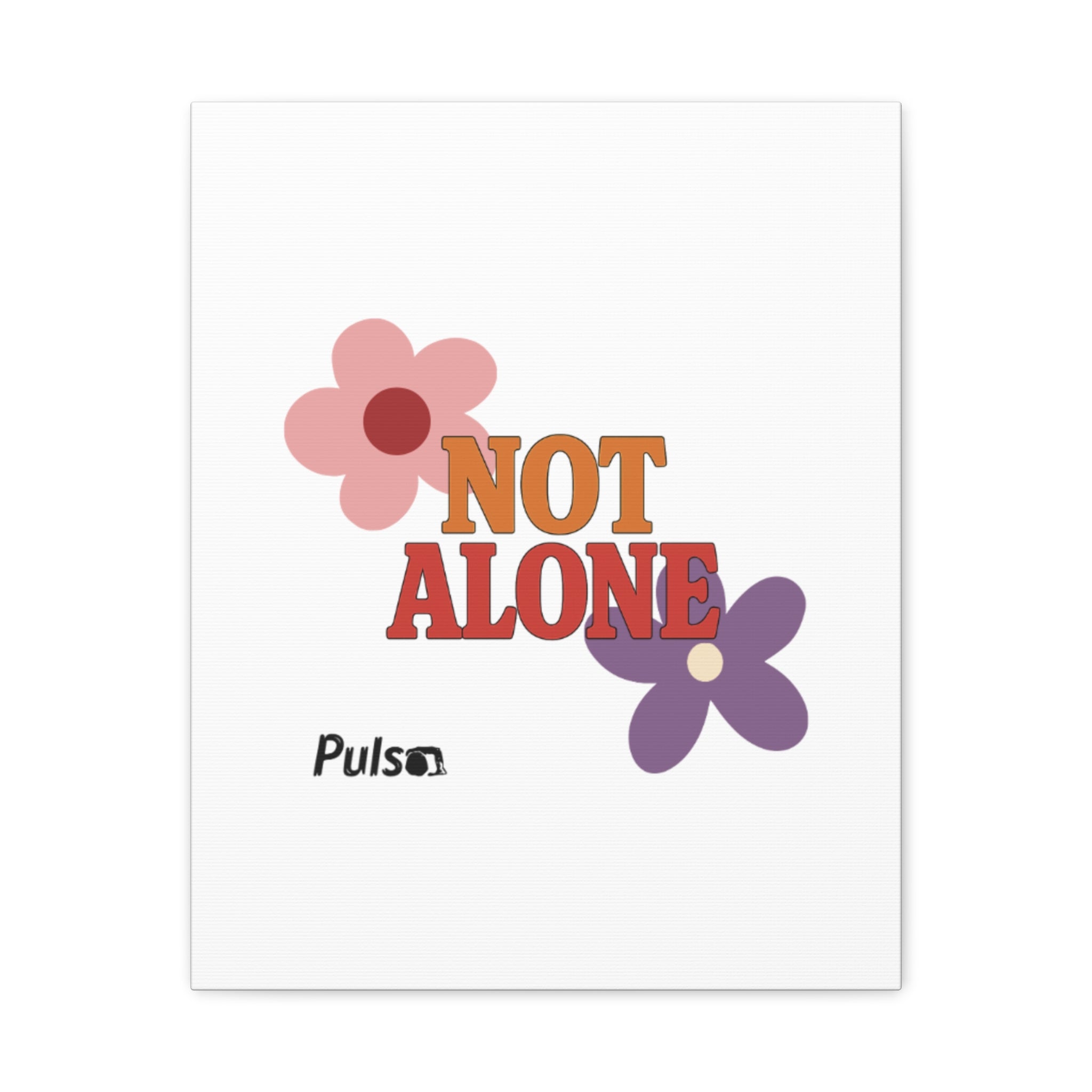 Not Alone Canvas | Christian, Friendship Valentine, Platonic Love