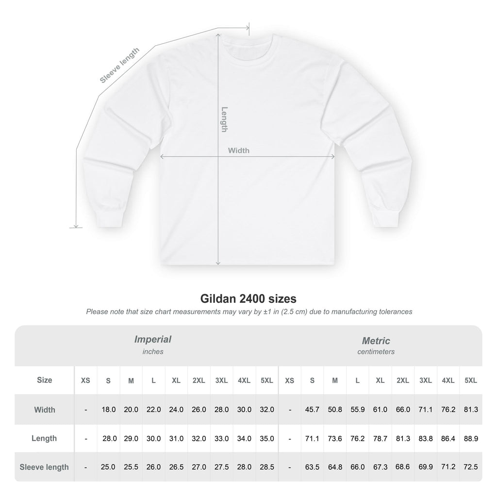 Always With You Long Sleeve Tee — Christian Minimalist Circle Design