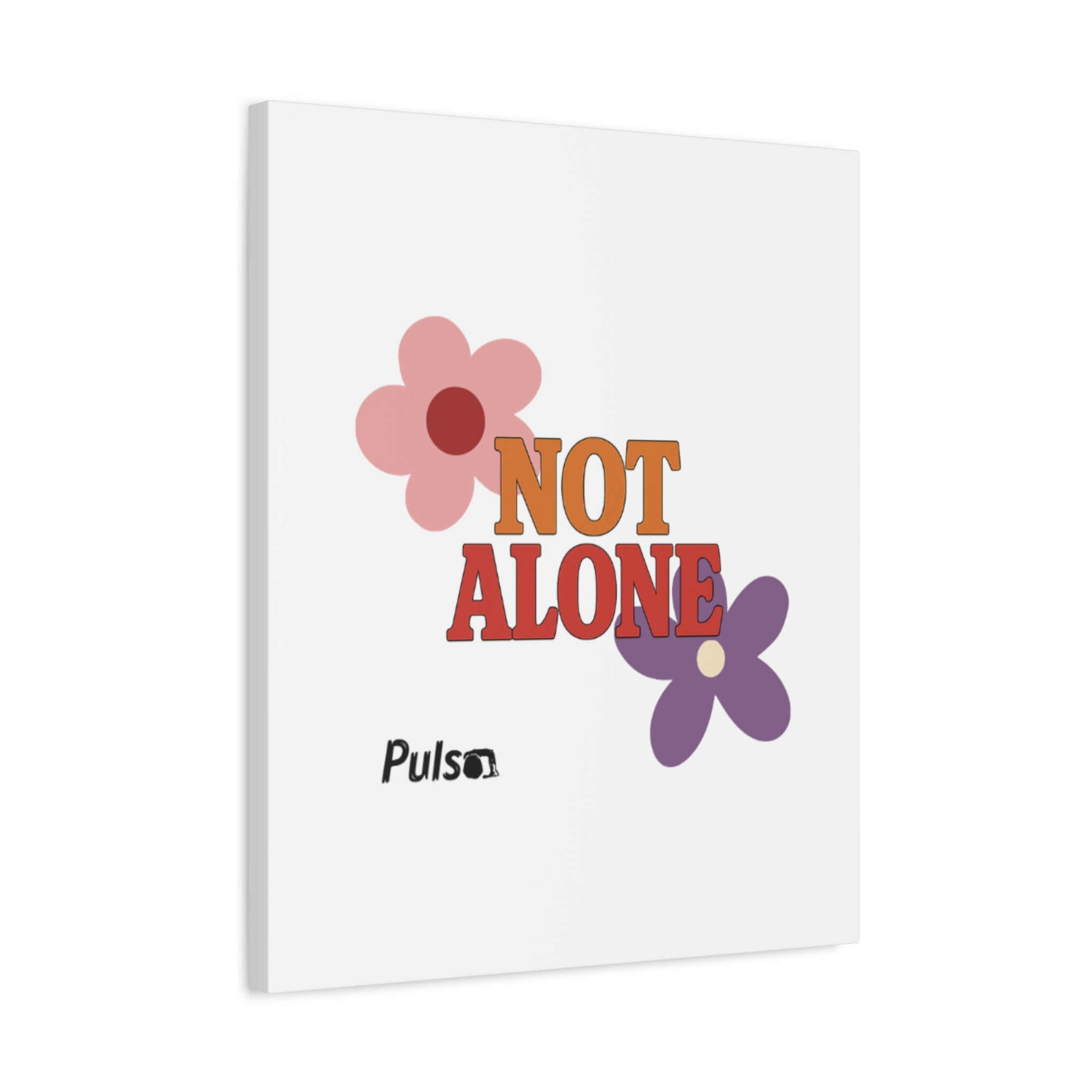 Not Alone Canvas | Christian, Friendship Valentine, Platonic Love