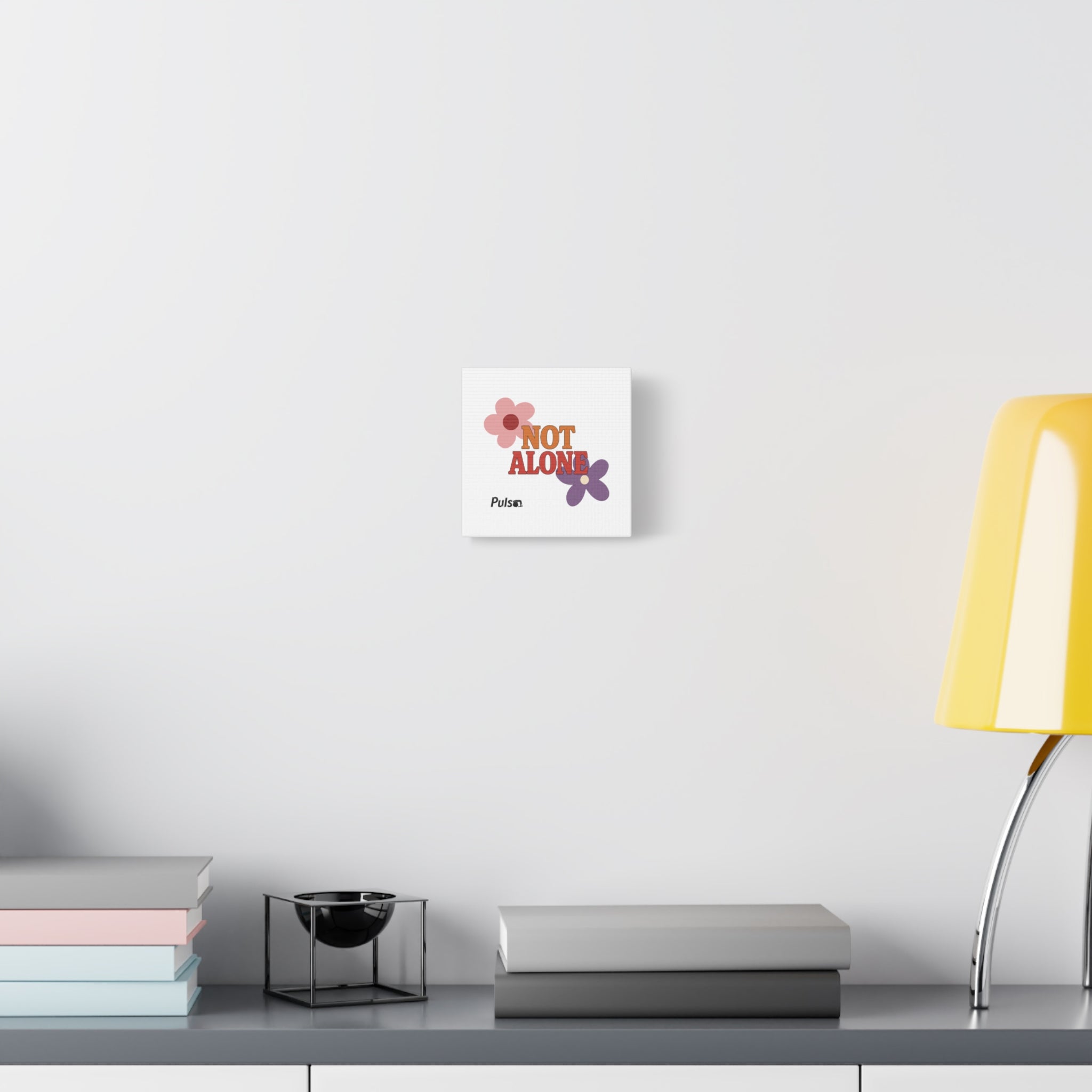 Not Alone Canvas | Christian, Friendship Valentine, Platonic Love