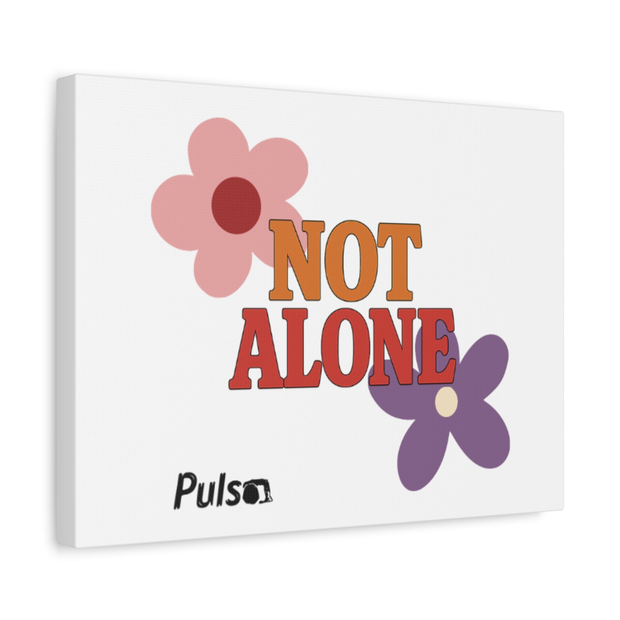 Not Alone Canvas | Christian, Friendship Valentine, Platonic Love