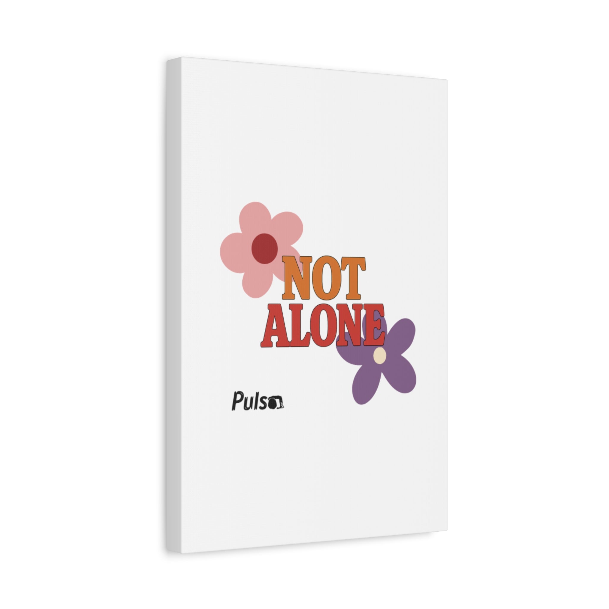 Not Alone Canvas | Christian, Friendship Valentine, Platonic Love