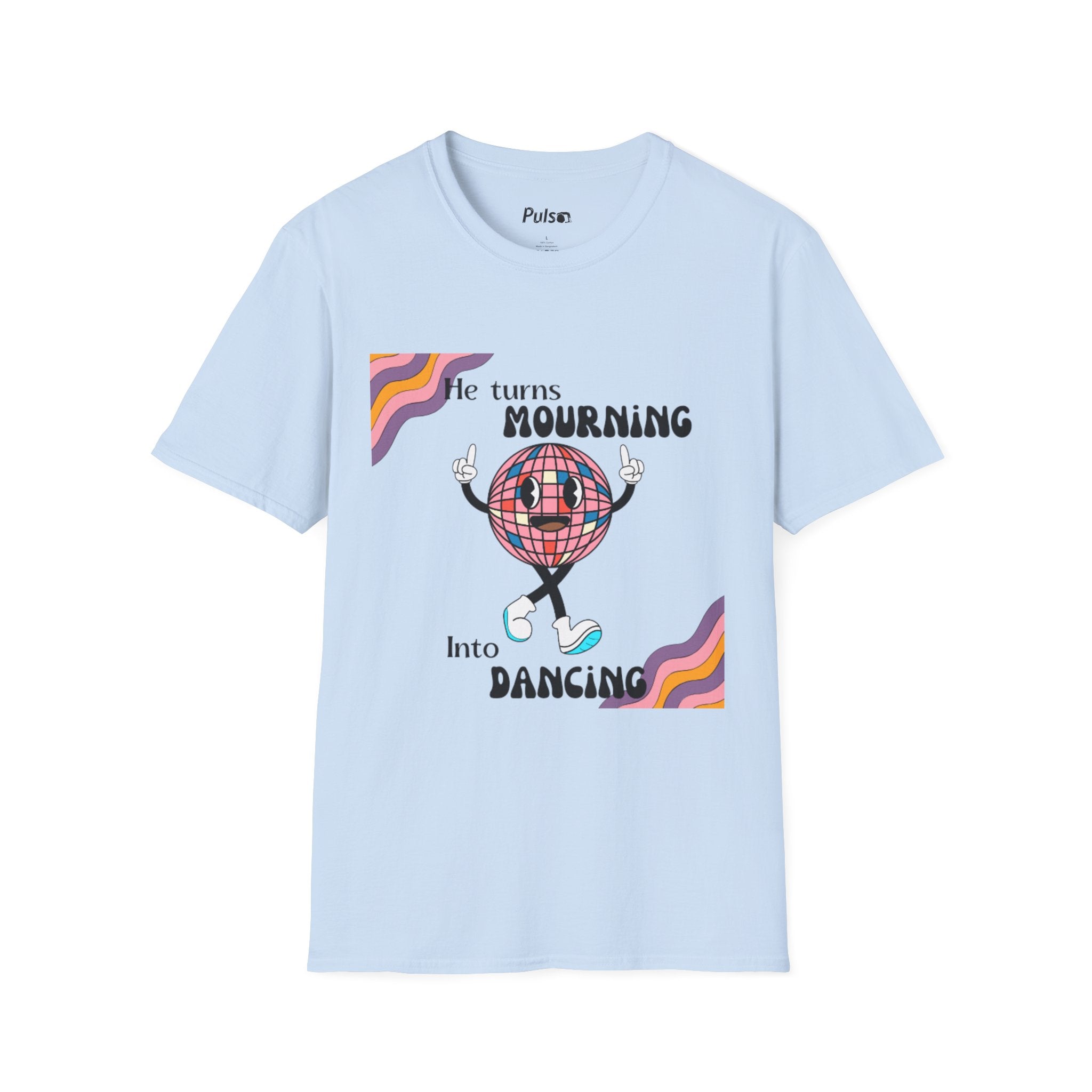 God Turns Mourning Into Dancing Disco Ball T-Shirt | Christian Joy