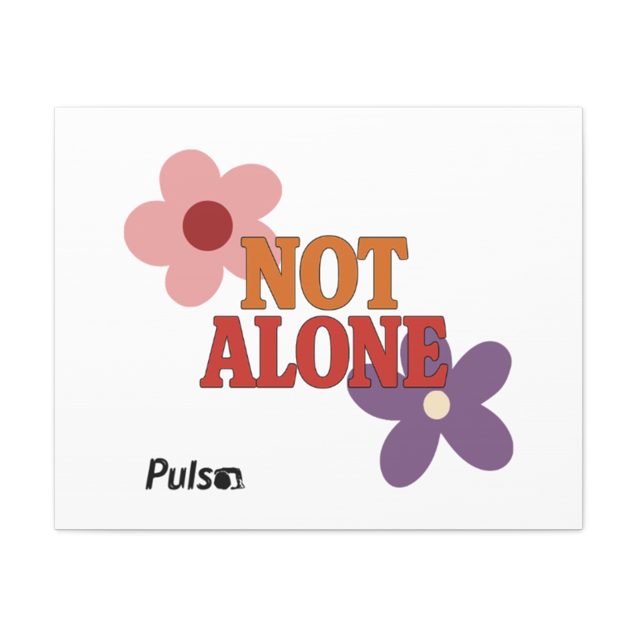 Not Alone Canvas | Christian, Friendship Valentine, Platonic Love