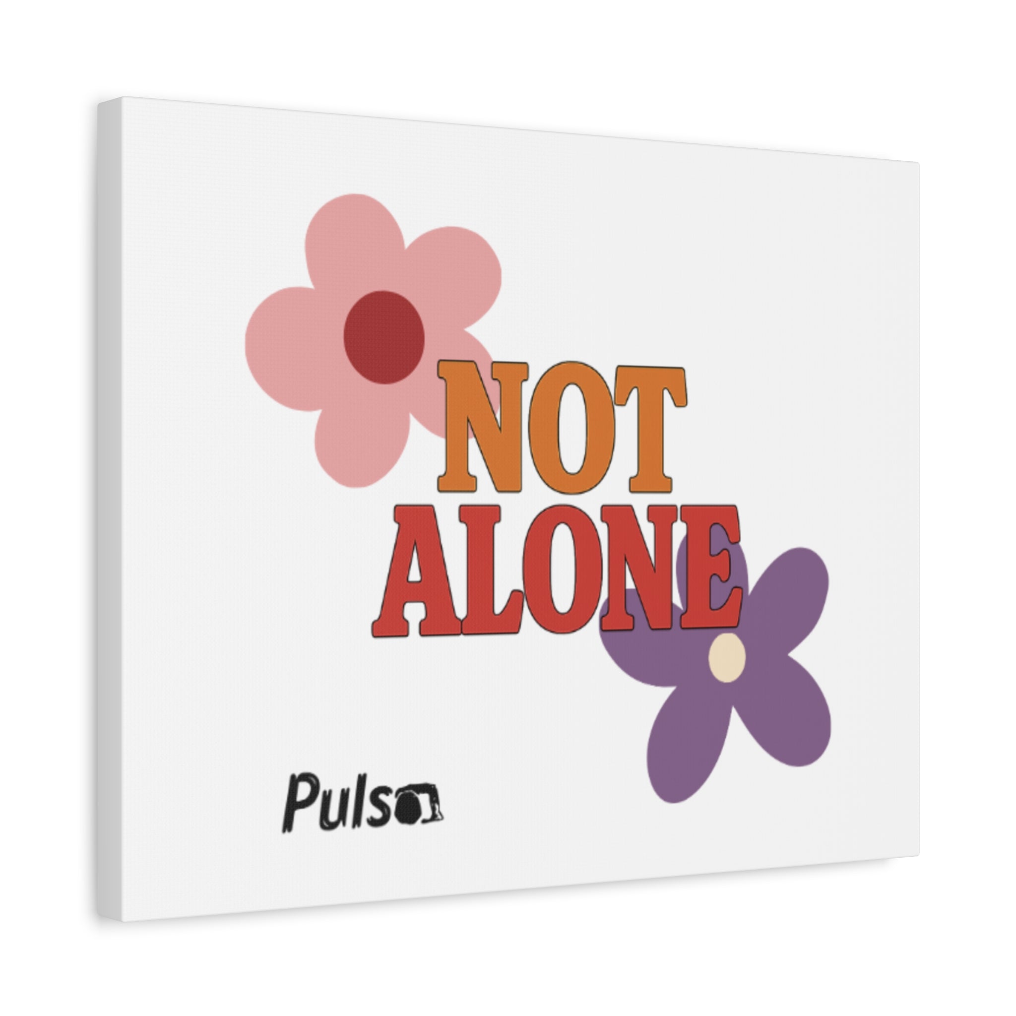 Not Alone Canvas | Christian, Friendship Valentine, Platonic Love