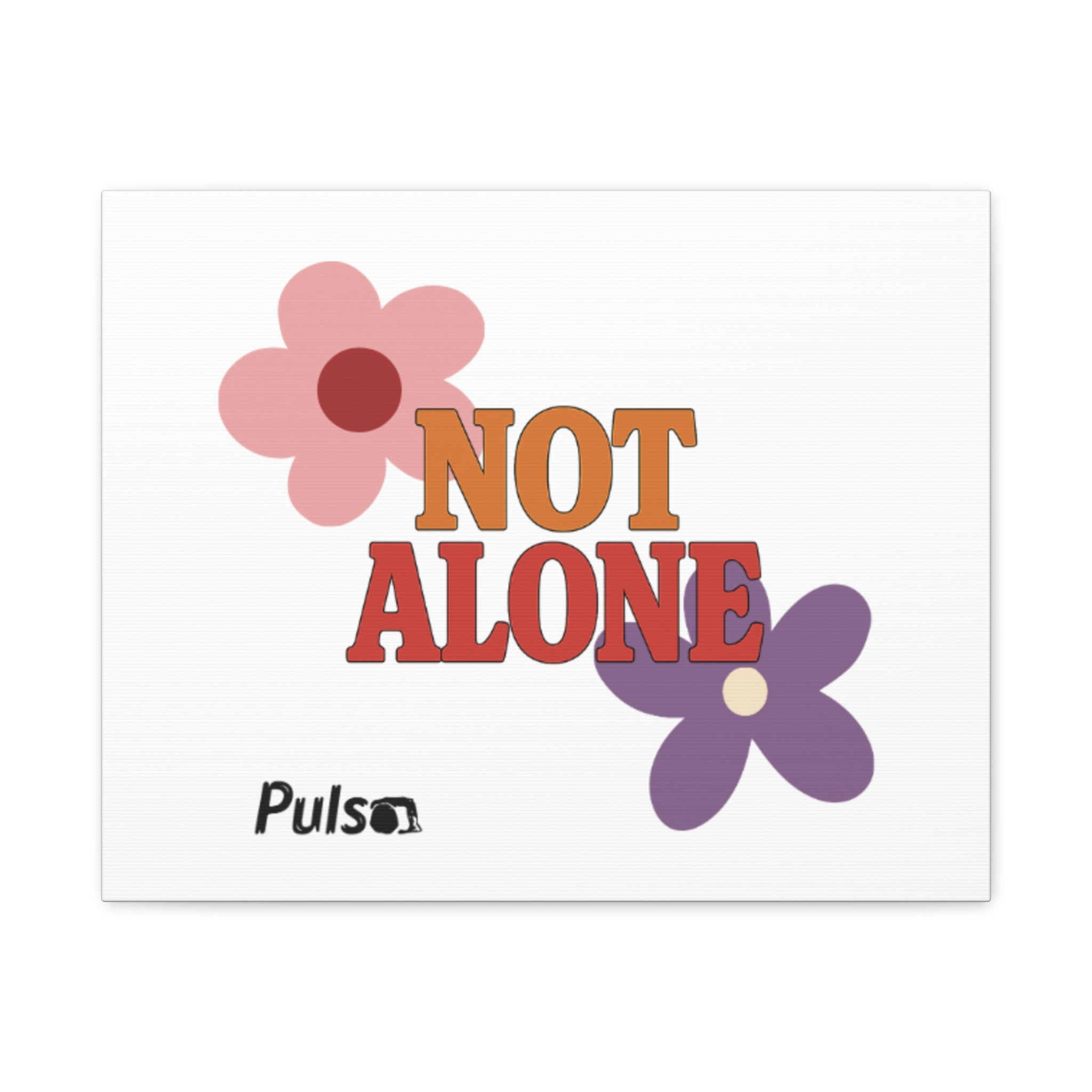 Not Alone Canvas | Christian, Friendship Valentine, Platonic Love