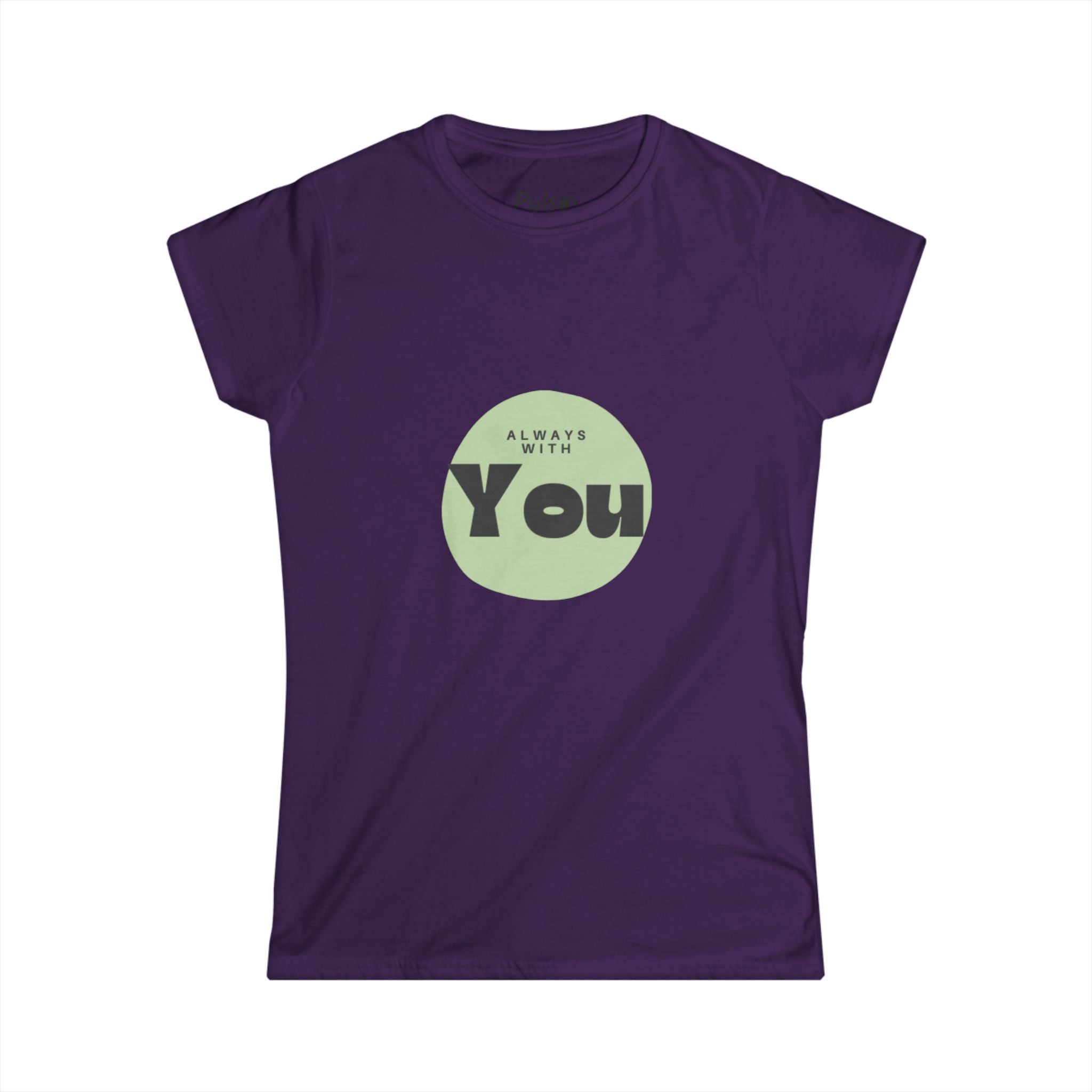 With You Women’s  Tee — Christian Casual Romantic Crewneck