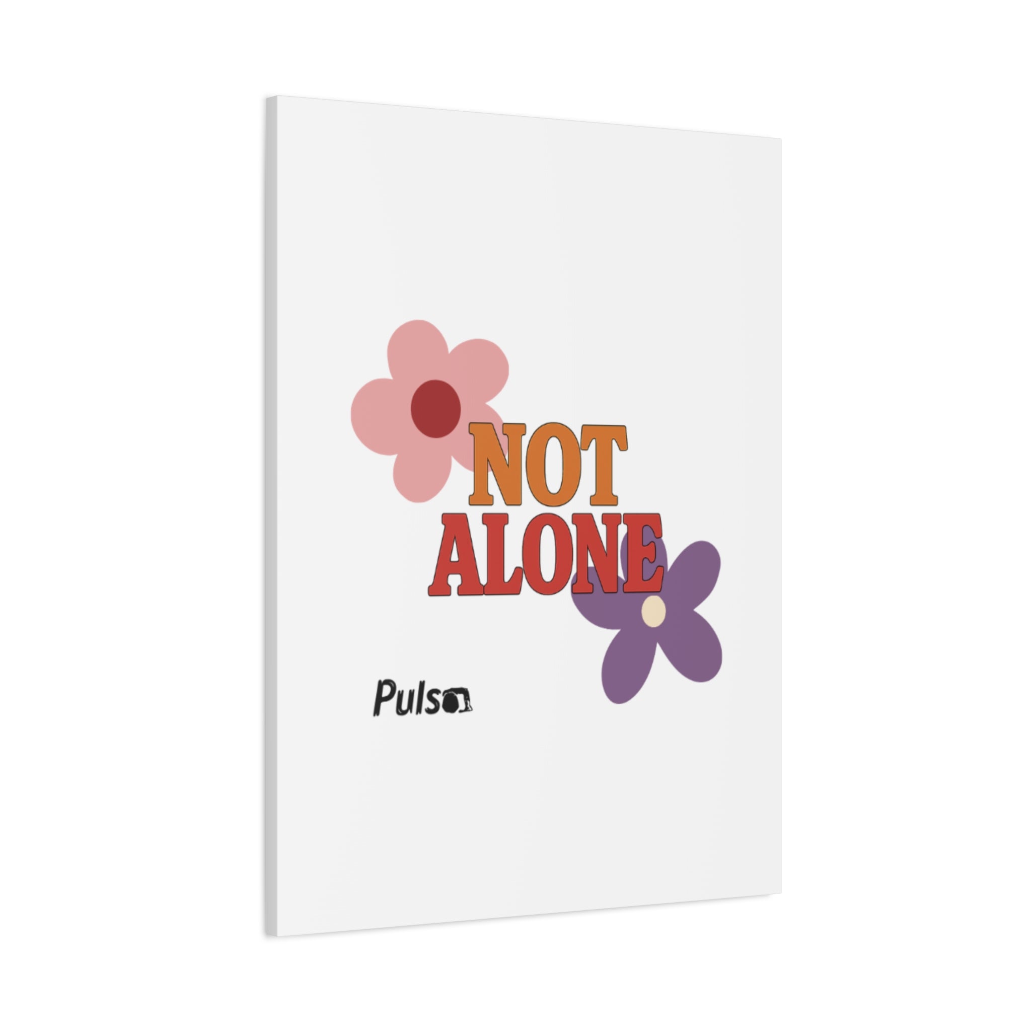 Not Alone Canvas | Christian, Friendship Valentine, Platonic Love