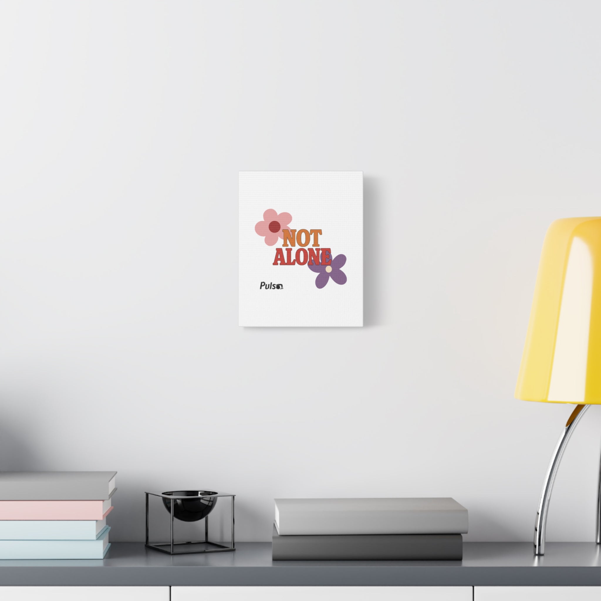 Not Alone Canvas | Christian, Friendship Valentine, Platonic Love