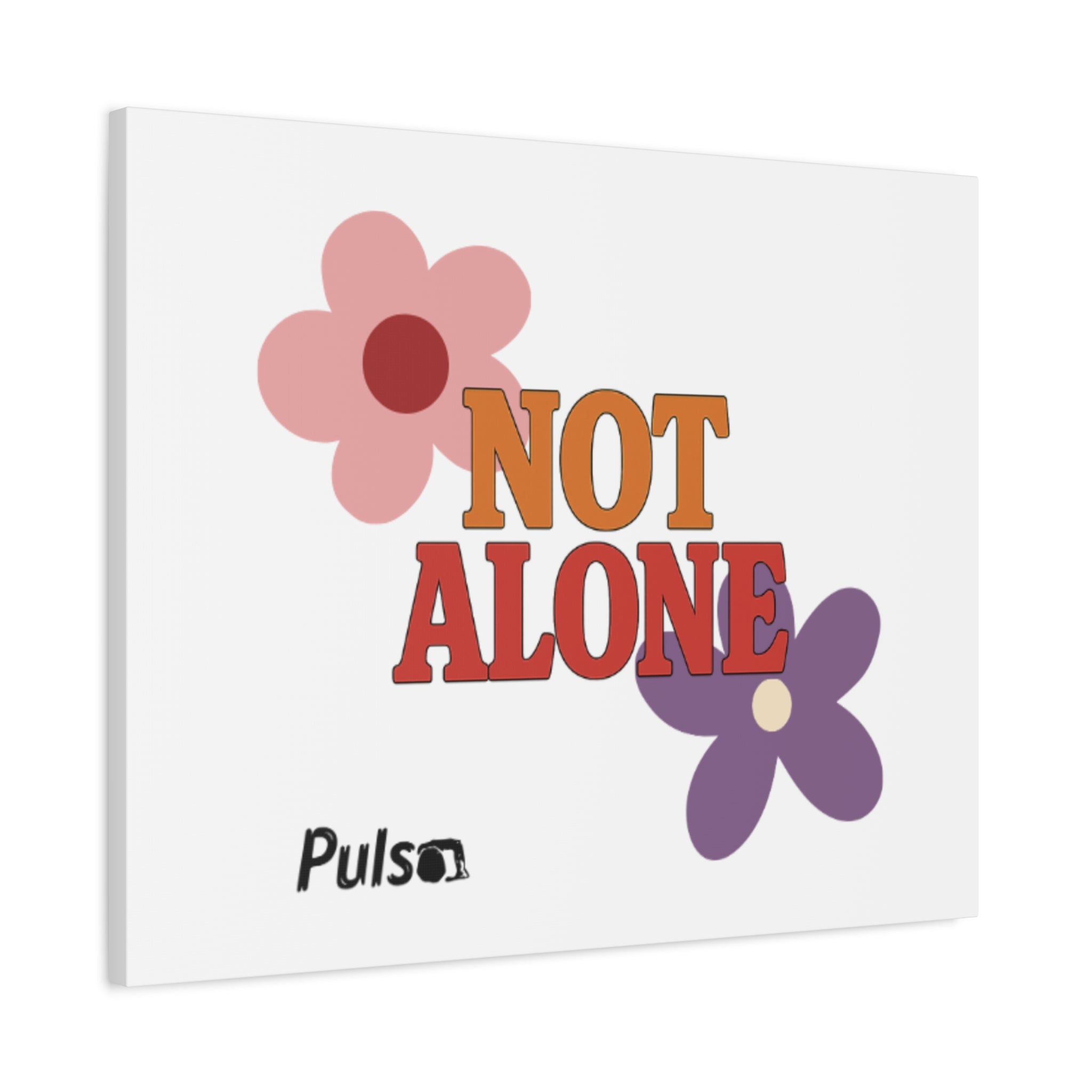 Not Alone Canvas | Christian, Friendship Valentine, Platonic Love