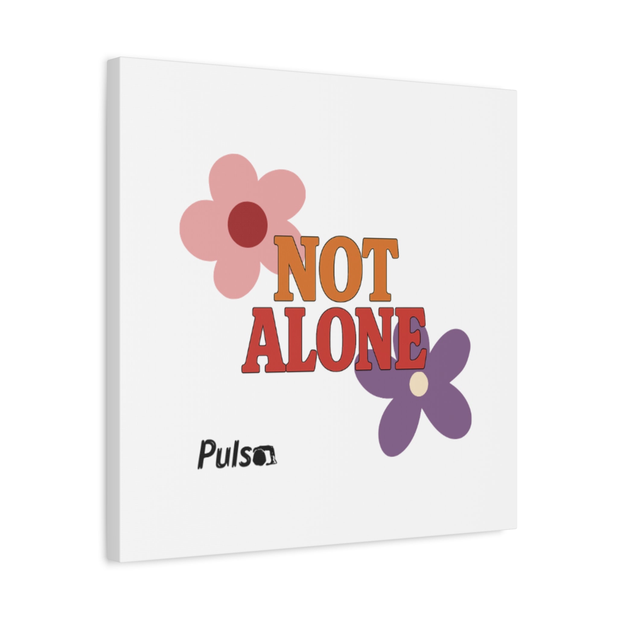 Not Alone Canvas | Christian, Friendship Valentine, Platonic Love