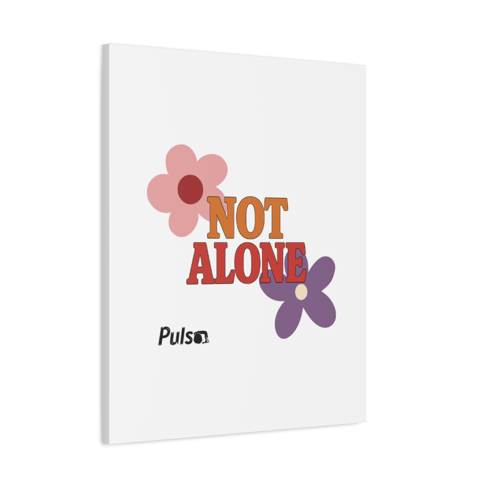Not Alone Canvas | Christian, Friendship Valentine, Platonic Love