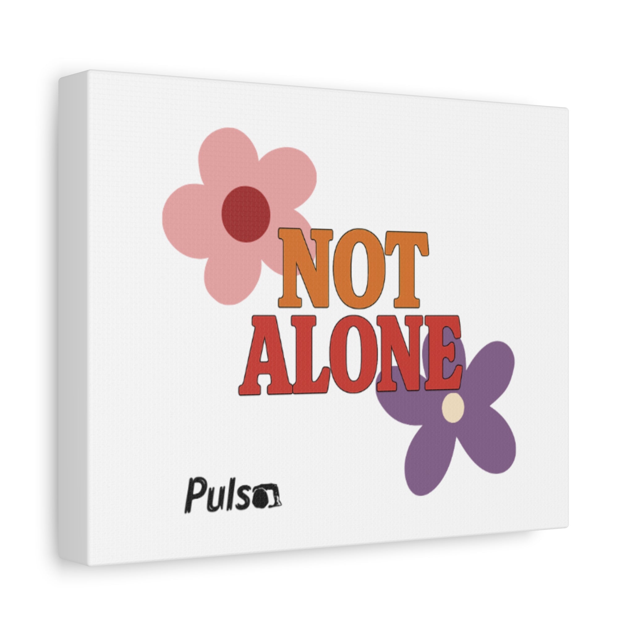 Not Alone Canvas | Christian, Friendship Valentine, Platonic Love