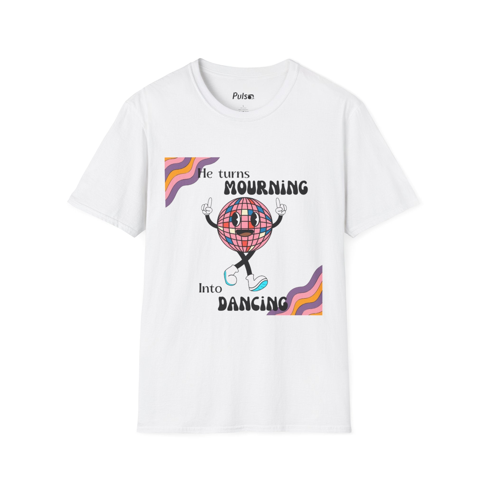 God Turns Mourning Into Dancing Disco Ball T-Shirt | Christian Joy