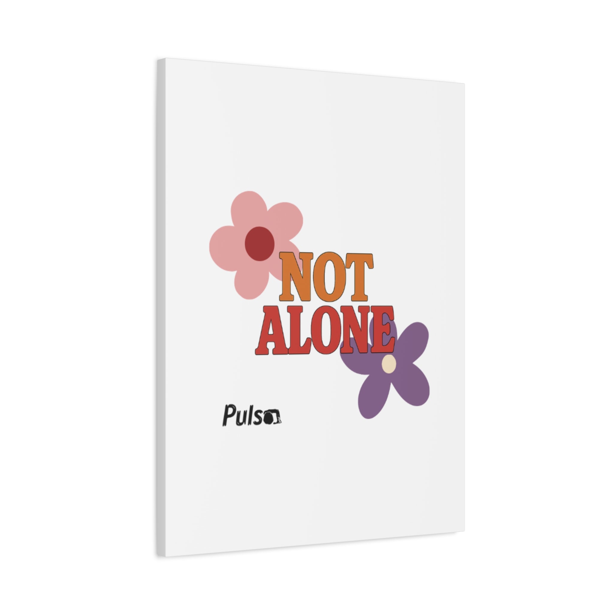 Not Alone Canvas | Christian, Friendship Valentine, Platonic Love