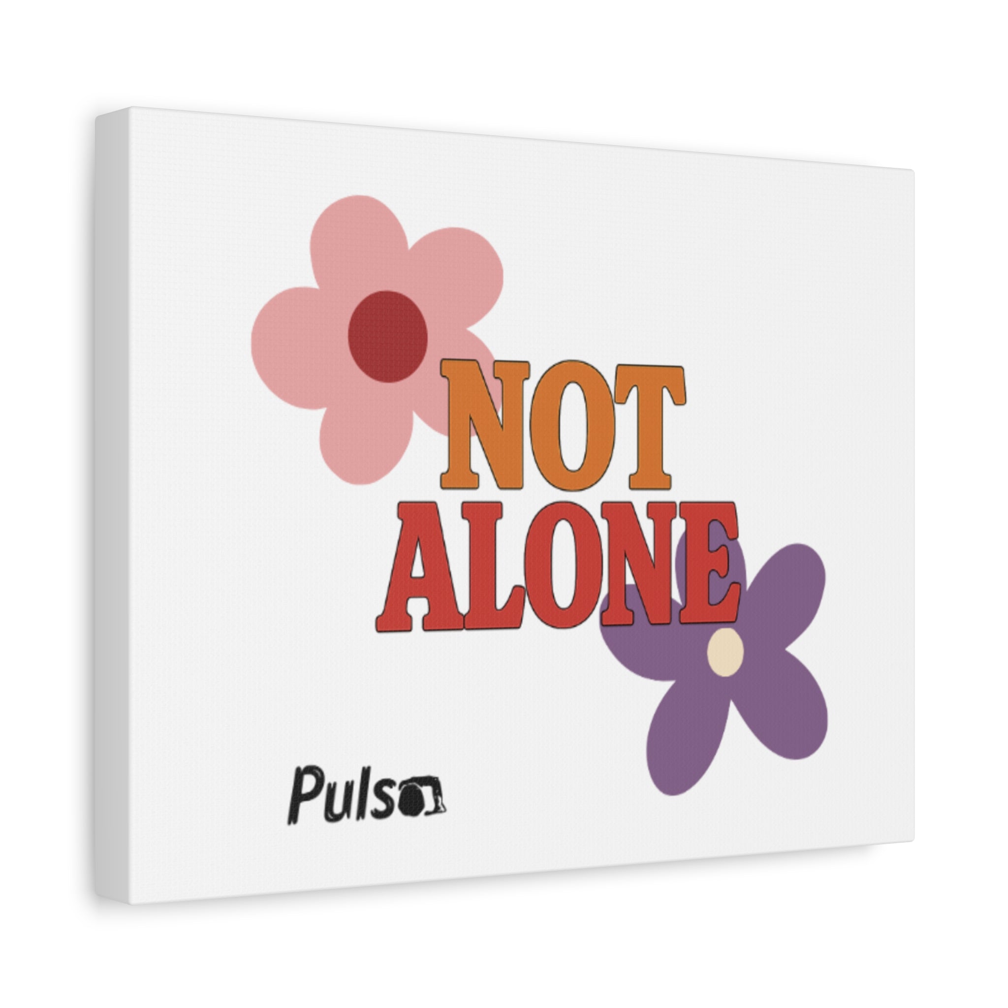 Not Alone Canvas | Christian, Friendship Valentine, Platonic Love