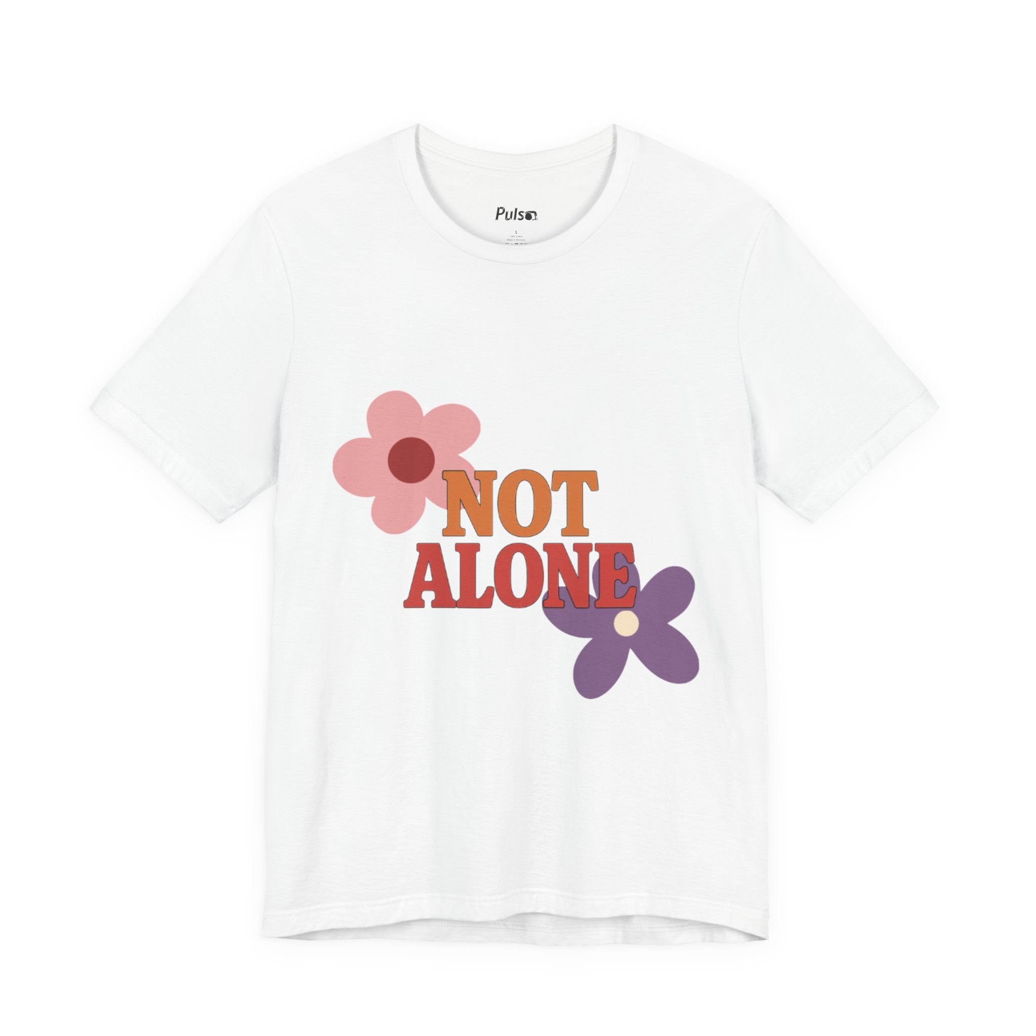Not Alone Tee | Christian, Friendship Valentine, Platonic Love