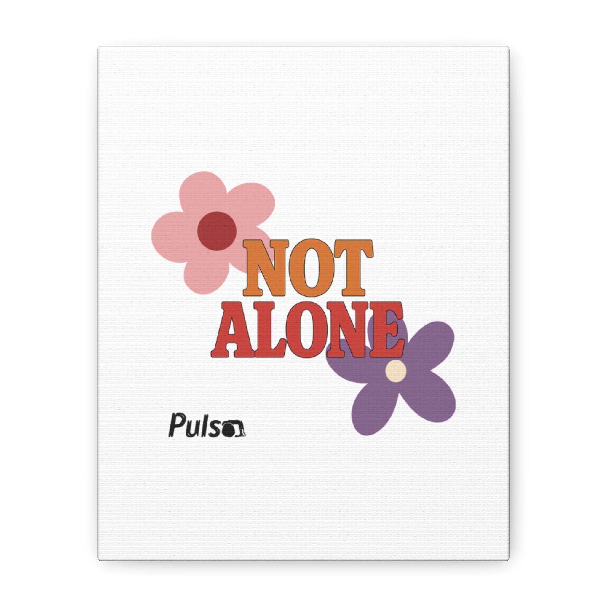 Not Alone Canvas | Christian, Friendship Valentine, Platonic Love
