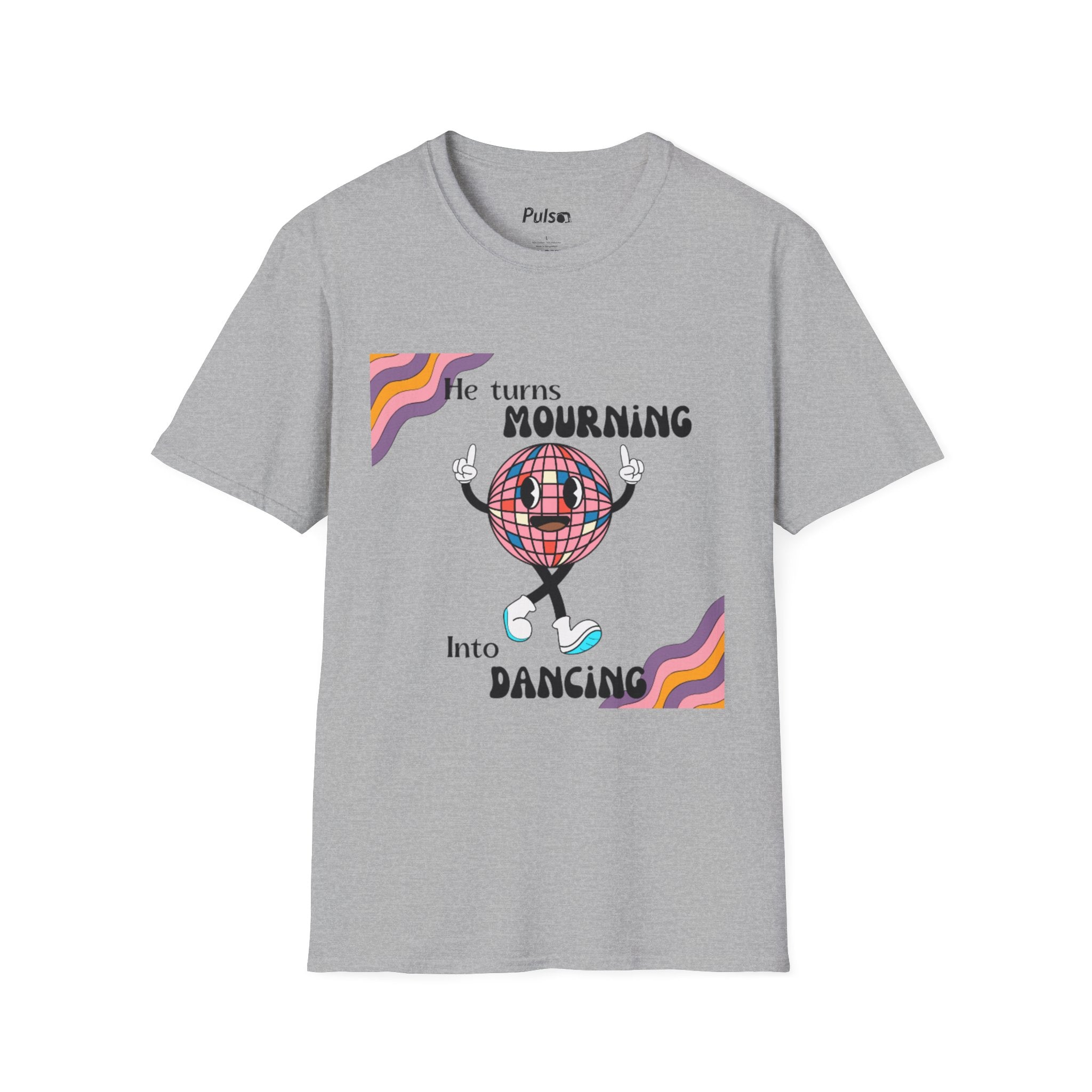 God Turns Mourning Into Dancing Disco Ball T-Shirt | Christian Joy