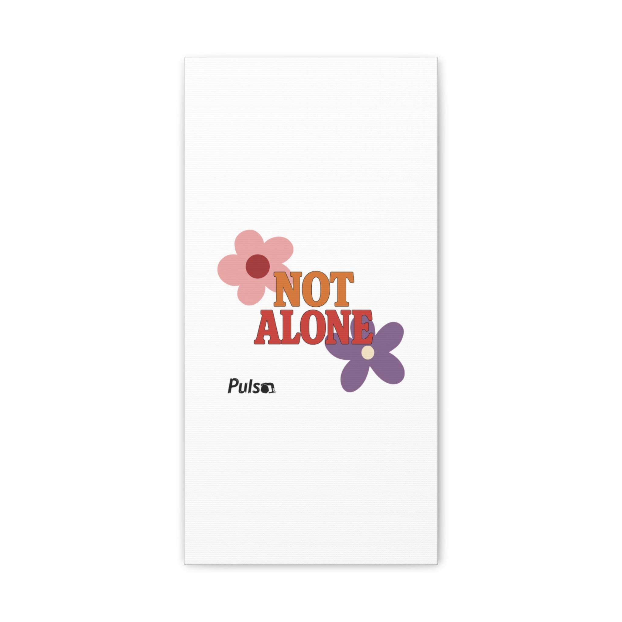 Not Alone Canvas | Christian, Friendship Valentine, Platonic Love