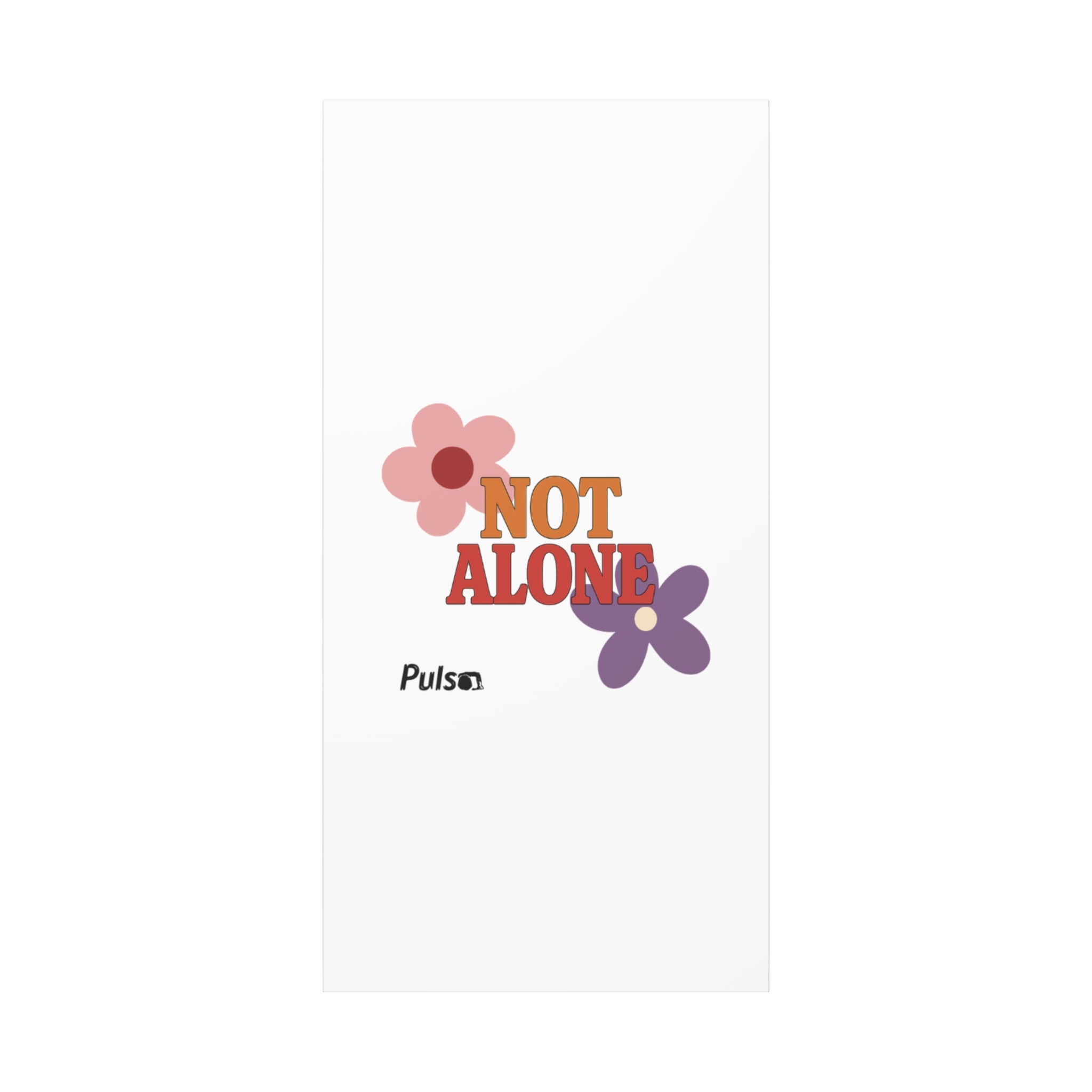 Not Alone Canvas | Christian, Friendship Valentine, Platonic Love