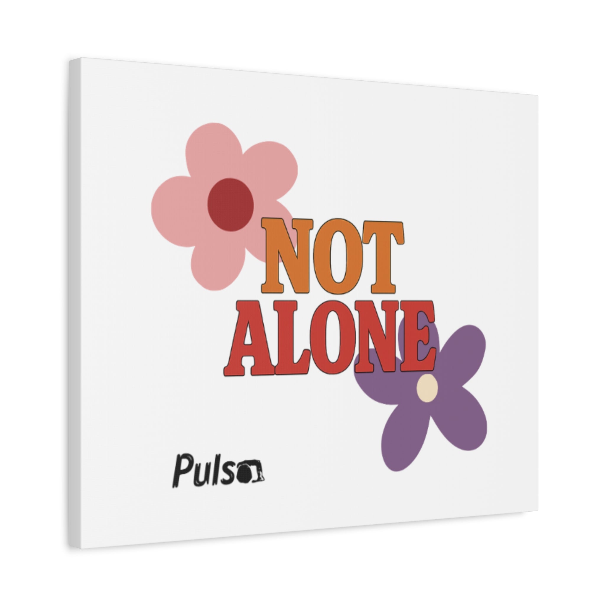 Not Alone Canvas | Christian, Friendship Valentine, Platonic Love