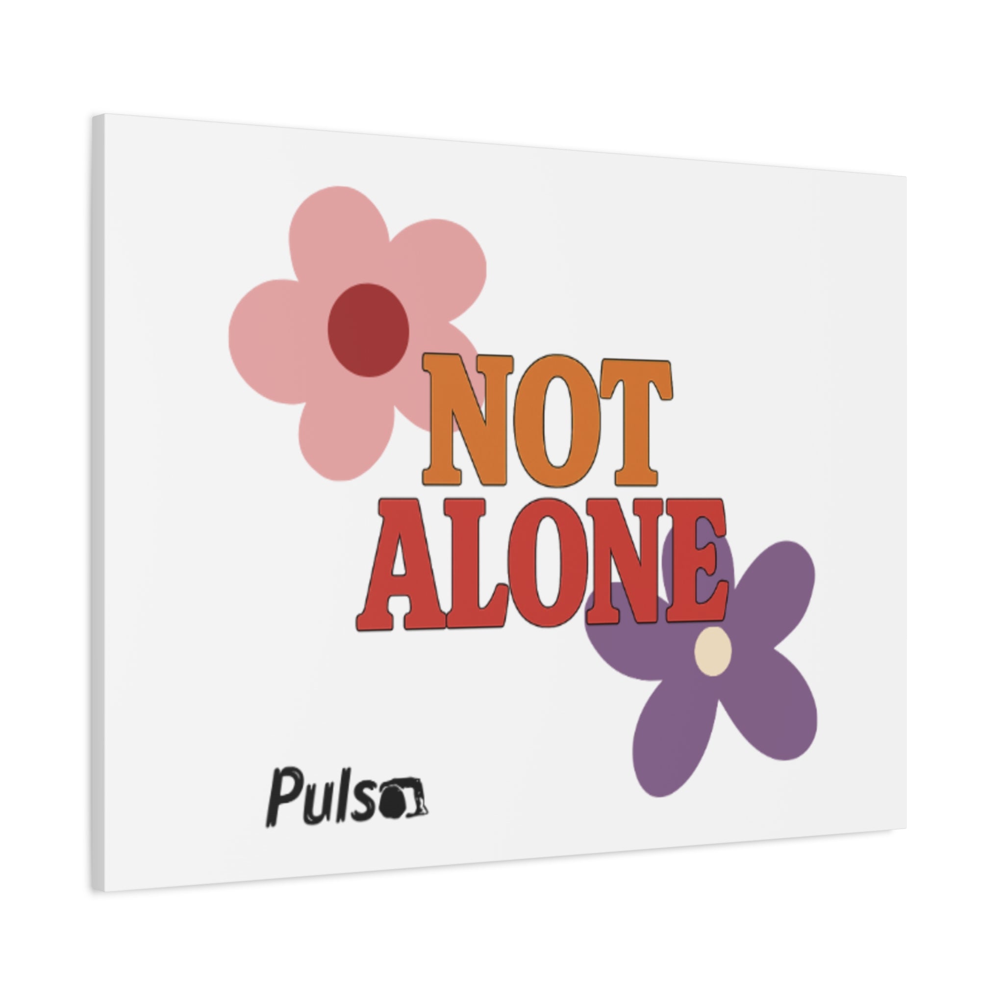 Not Alone Canvas | Christian, Friendship Valentine, Platonic Love