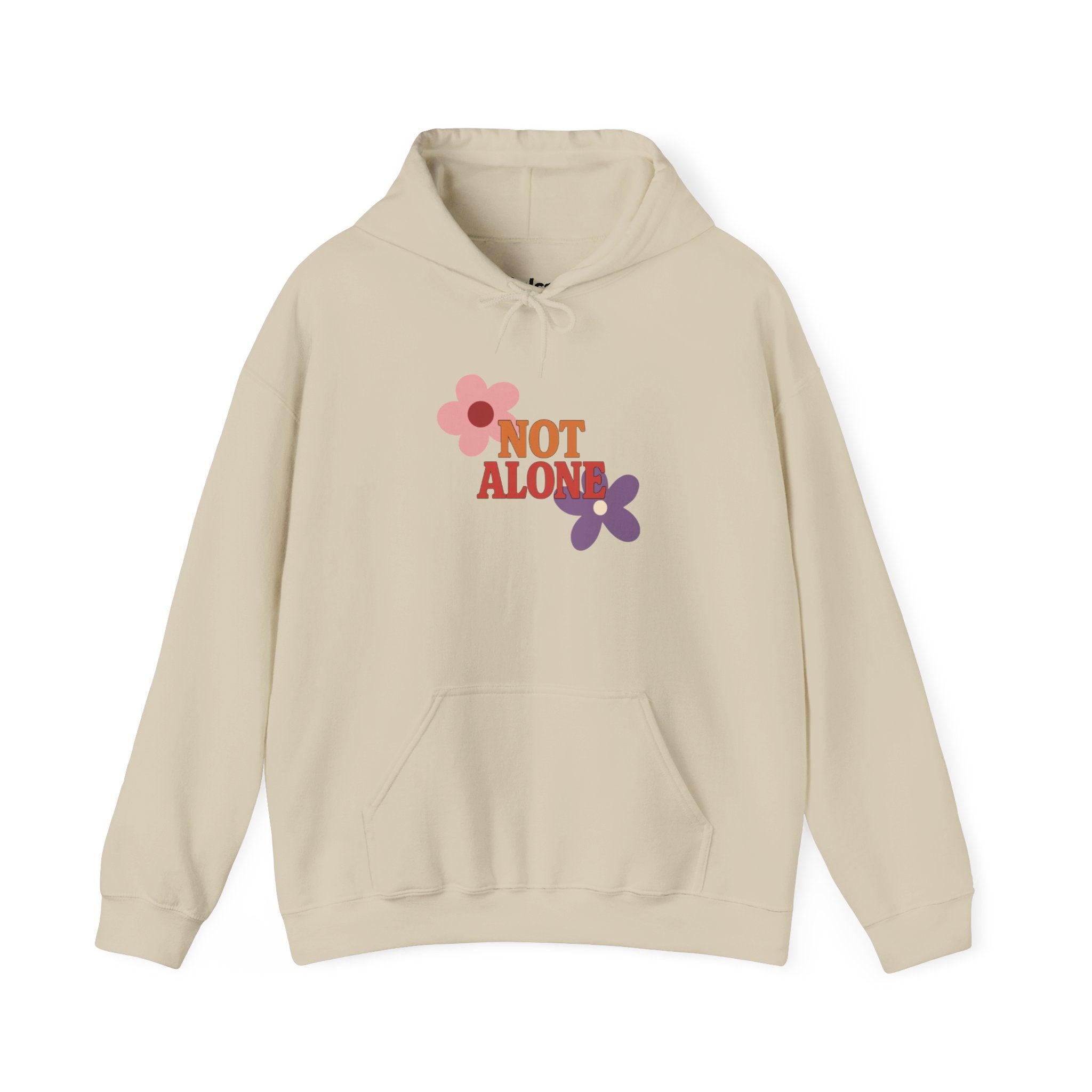 Not Alone Hoodie | Christian, Friendship Valentine, Platonic Love