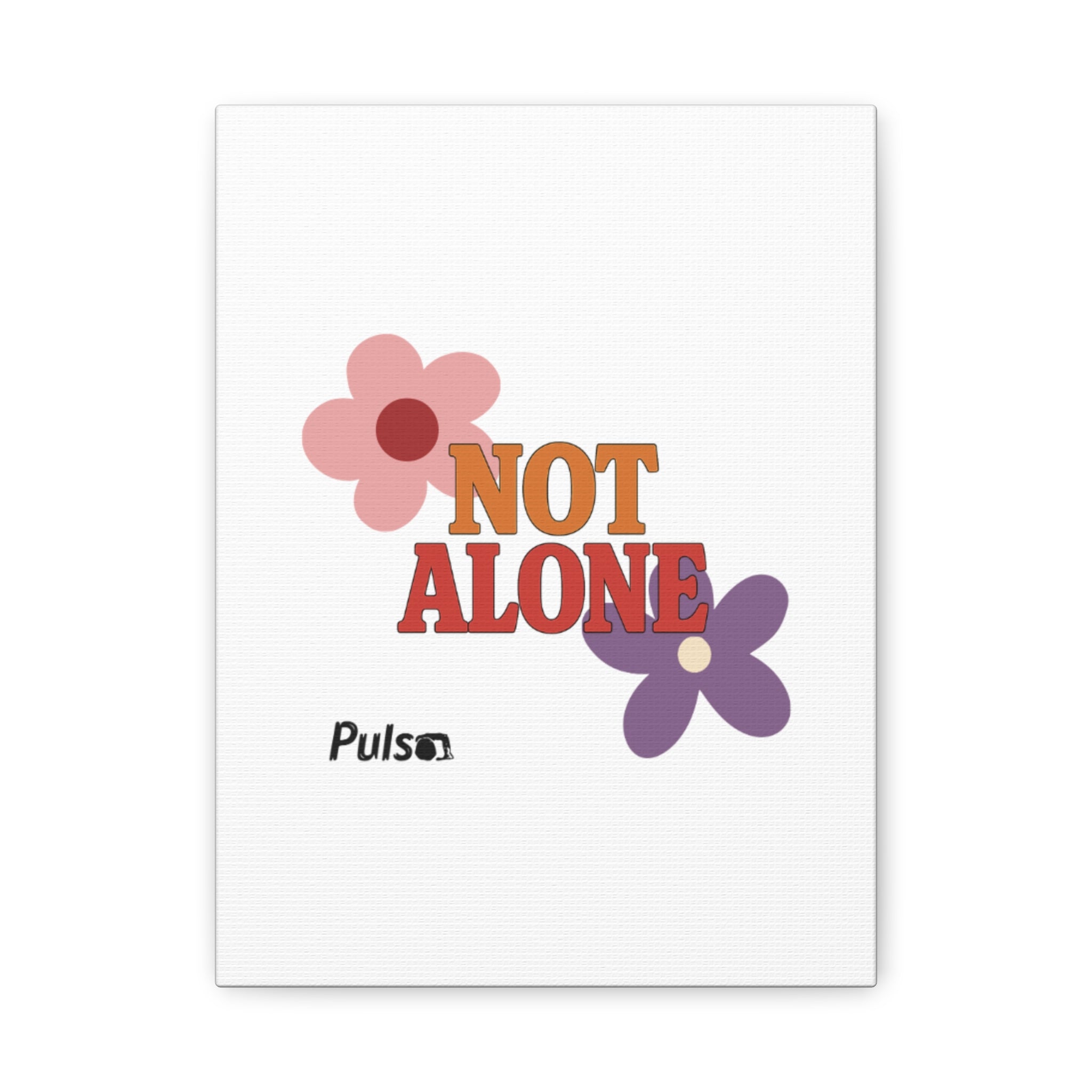 Not Alone Canvas | Christian, Friendship Valentine, Platonic Love