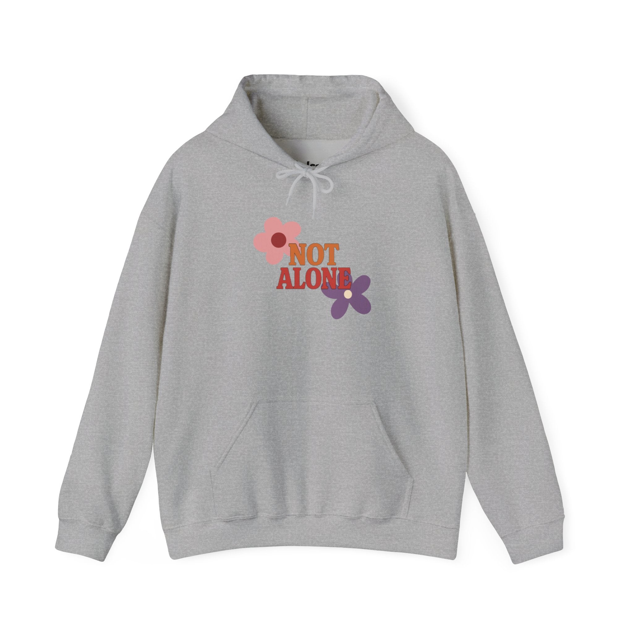 Not Alone Hoodie | Christian, Friendship Valentine, Platonic Love